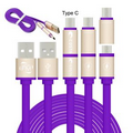 Maltese Charging Cable (2in1) Purple